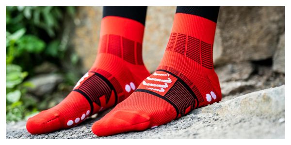 Compressport Fast Hiking Socks Black/Red/White