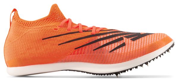 Zapatillas de atletismo unisex New Balance FuelCell MD-X v2 Naranja Blanco