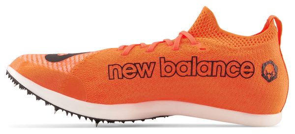 Zapatillas de atletismo unisex New Balance FuelCell MD-X v2 Naranja Blanco