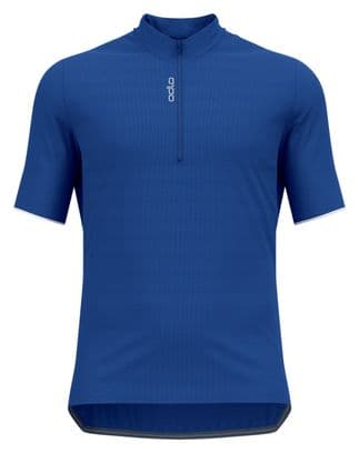 Odlo Essentials 1/2 Zip Short Sleeve Jersey Blue