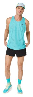 Canotta Asics Metarun blu da uomo