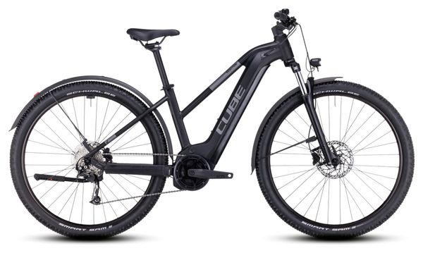 Cube Reaction Hybrid Performance 625 Allroad Trapeze Electric Hardtail MTB Shimano Alivio 9S 625 Wh 27.5'' Black 2023