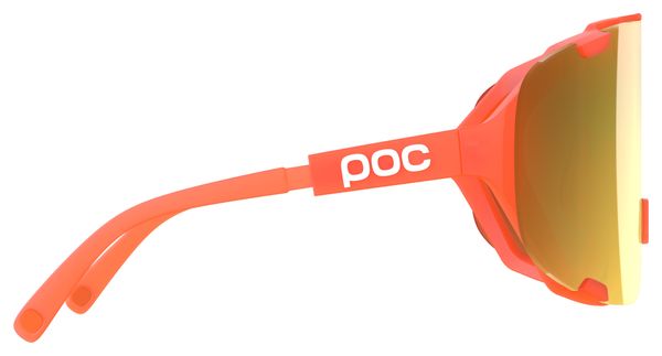 Poc Devour Fluorescent Orange / Gold Sunglasses | Alltricks.com