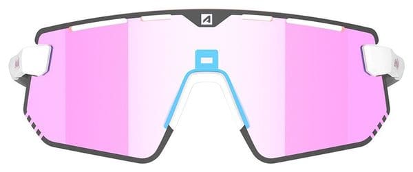 Lunettes AZR Kromic Flash RX Blanc/Écran irisé rose photochromique