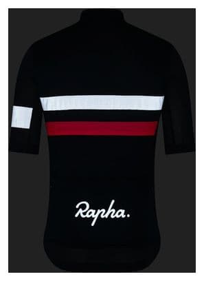 Maillot manches courtes Rapha Brevet Lightweight Jersey Bleu/Argent/Rose Homme