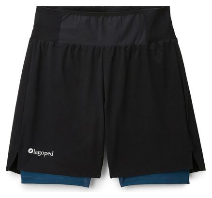 Lagoped Milvus Men's Trail Shorts Black/Blue