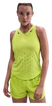 Canotta Nike AeroSwift Donna Giallo