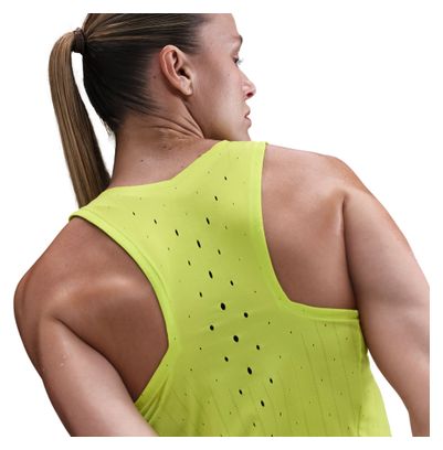 Canotta Nike AeroSwift Donna Giallo