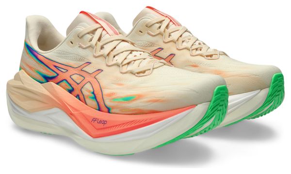 Asics Superblast 3 hardloopschoenen Beige/Multicolor Unisex