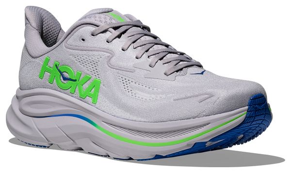 Scarpe da corsa Hoka Clifton 10 Grigio/Verde Uomo