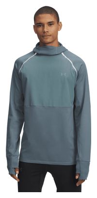 Top con cappuccio Under Armour Velociti Pro Cold Weather Verde Uomo
