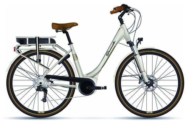 Granville E-Premium Electric City Bike Shimano Acera 8S 300 Wh 700 mm Ivory 2022