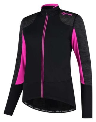 Veste Velo Hiver Rogelli Glory - Femme - Noir/Gris/Rose