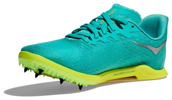 Hoka Cielo X 2 MD Blue Green Yellow Unisex Track &amp; Field Shoes