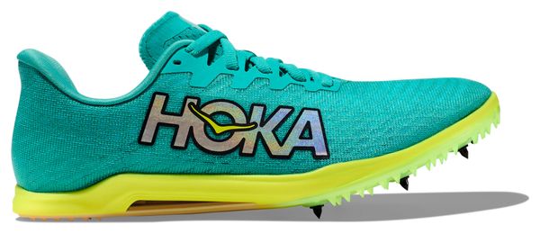 Chaussures d'Athlétisme Unisexe Hoka Cielo X 2 MD Bleu Vert Jaune