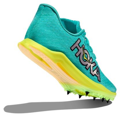 Hoka Cielo X 2 MD Blue Green Yellow Unisex Track &amp; Field Shoes