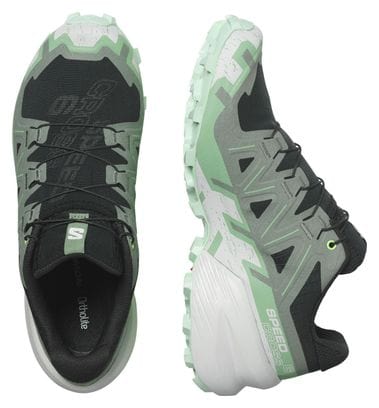 Salomon Speedcross 6 Damesschoenen Zwart/Groen