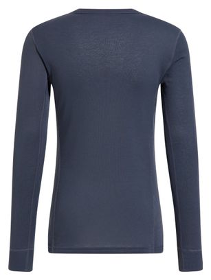 Base Layer Odlo Active Warm Print Bleu