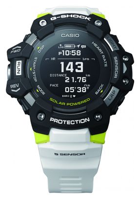 Casio G-SHOCK G-Squad HR GBD H1000 Watch Black White