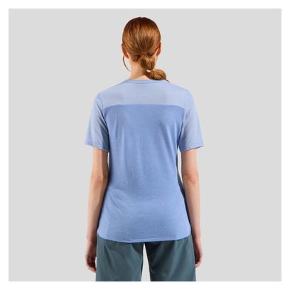 Dames Odlo X-Alp Linencool Mountainbike T-shirt Blauw