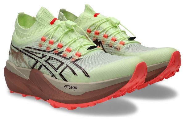 Asics Metafuji Trail 2 Trail Running Shoes, Yellow/Red, Unisex