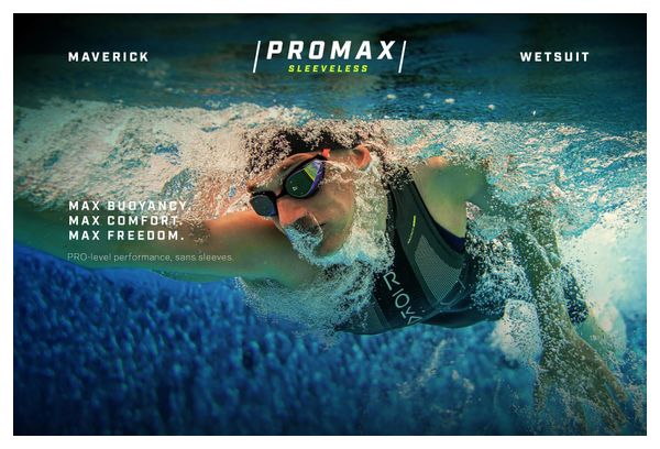 Muta in neoprene senza maniche Roka Maverick ProMax nera/grigia da uomo