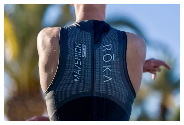 Muta in neoprene senza maniche Roka Maverick ProMax nera/grigia da uomo
