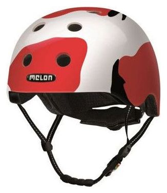 Casque de vélo Urbain - MELON - All Stars Blanc/Rouge - BLANC/ROUGE