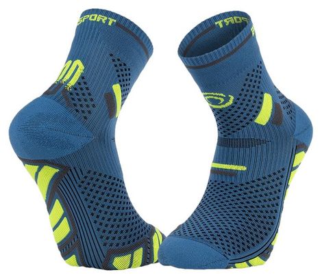 BV Sport Trail Ultra Mid Sokken Blauw/Geel