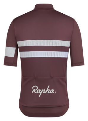 Men's Rapha Brevet Lightweight Violet/White short-sleeved jersey