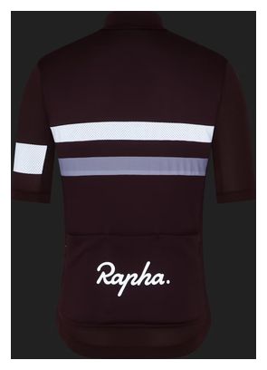 Men's Rapha Brevet Lightweight Violet/White short-sleeved jersey