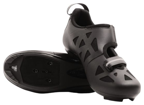 Paire de Chaussures de Triathlon Neatt Asphalte Tri Noir