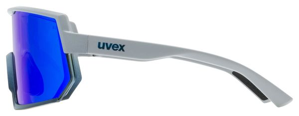 Occhiali Uvex Sportstyle 235 grigi/blu a specchio