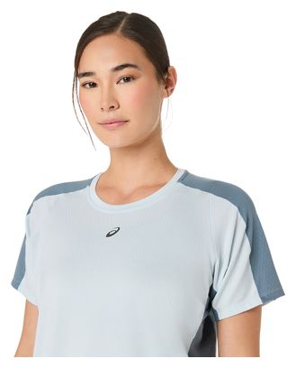 Asics Fujitrail Elite Short Sleeve Shirt, Gray, Women's