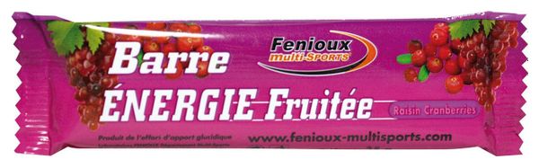 MULTI-SPORTS FENIOUX Unit Bar FRUIT ENERGY Grape-Cranberries Taste