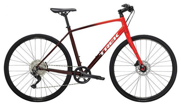 Vélo Fitness Trek FX 3 Disc Shimano Deore 10V 700 mm Rouge Viper 2023