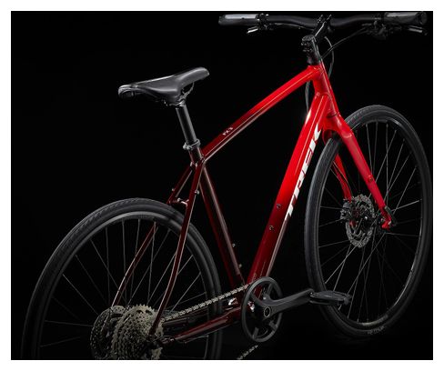 Vélo Fitness Trek FX 3 Disc Shimano Deore 10V 700 mm Rouge Viper 2023