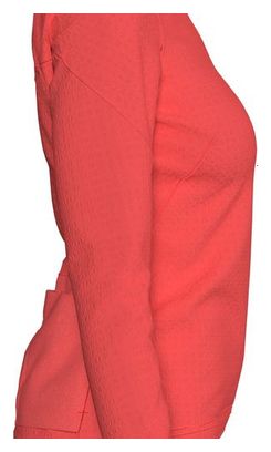 Camiseta de manga larga para mujer Seton Orange Hot Coral 7Mesh