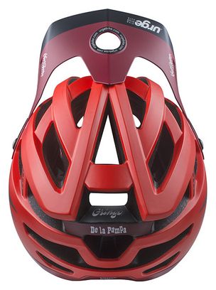 Casco con Mentonera Extraíble URGE Gringo de la Pampa Rojo