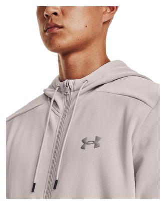 Under Armour Fleece Zip Hoodie Grey Men's