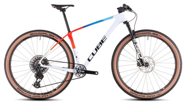 Cube Phenix C:68X SLX Hardtail MTB Sram 12S 29'' Teamline Bianco Blu Rosso 2025