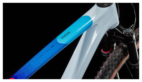 Cube Phenix C:68X SLX Hardtail MTB Sram 12S 29'' Teamline Bianco Blu Rosso 2025