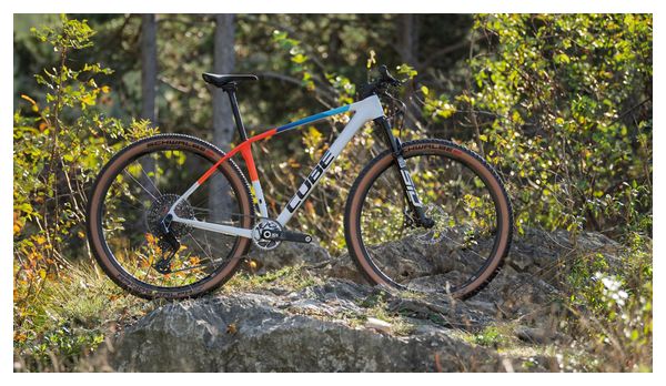 Cube Phenix C:68X SLX Hardtail MTB Sram 12S 29'' Teamline Bianco Blu Rosso 2025
