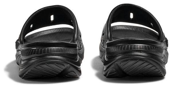 Chaussures de Récupération Unisexe Hoka ORA Recovery Slide 3 Noir