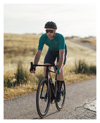 Santini Colore Riga Kurzarmtrikot Grün/Blau