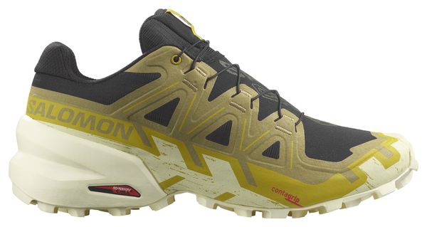 Salomon Speedcross 6 Trailschoenen Zwart/Kaki/Geel