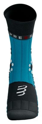 Chaussettes Compressport Pro Racing Socks Winter Trail Bleu/Noir