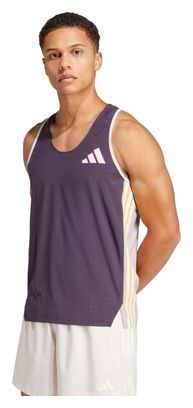 Tank top adidas Performance adizero Promo Noir Rose | Alltricks.com