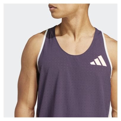 adidas Performance adizero Promo Tank Black Pink