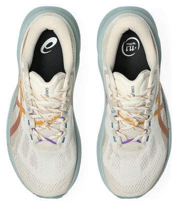 Asics Trabuco 14 Women's Trail Running Shoes - Beige/Blue